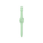 SWATCH Square bioceramic What if mint? men's watch bracelet green bio-sourced material - view 3