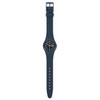 Montre SWATCH Gent biosourced Trendy lines at night homme bracelet silicone bleu - vue VD1