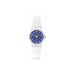 Montre SWATCH Lady The gold within you femme bracelet silicone blanc - vue 1