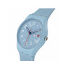 Montre SWATCH Gent biosourced Trendy lines in the sky homme bracelet silicone bleu - vue V2