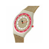 Montre SWATCH Skin classic bioceramic Coral dunes homme bracelet textile beige - vue V2