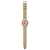 Montre SWATCH Skin classic bioceramic Coral dunes homme bracelet textile beige - vue VD1