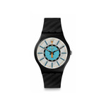 Montre SWATCH New gent bioceramic Good to corp homme bracelet silicone noir - vue 1