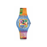 Montre SWATCH Gent biosourced Matisse's snail homme bracelet plastique transparent - vue 1