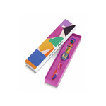 Montre SWATCH Gent biosourced Matisse's snail homme bracelet plastique transparent - vue D4