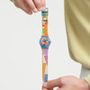 Montre SWATCH Gent biosourced Matisse's snail homme bracelet plastique transparent - vue Vporté 2