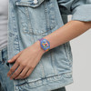 Montre SWATCH Gent biosourced Matisse's snail homme bracelet plastique transparent - vue Vporté 3