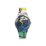 Montre SWATCH New gent bioceramic Leger's two women holding flowers homme bracelet silicone multicolore - vue 1