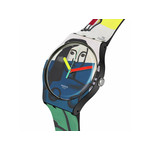 Montre SWATCH New gent bioceramic Leger's two women holding flowers homme bracelet silicone multicolore - vue 2