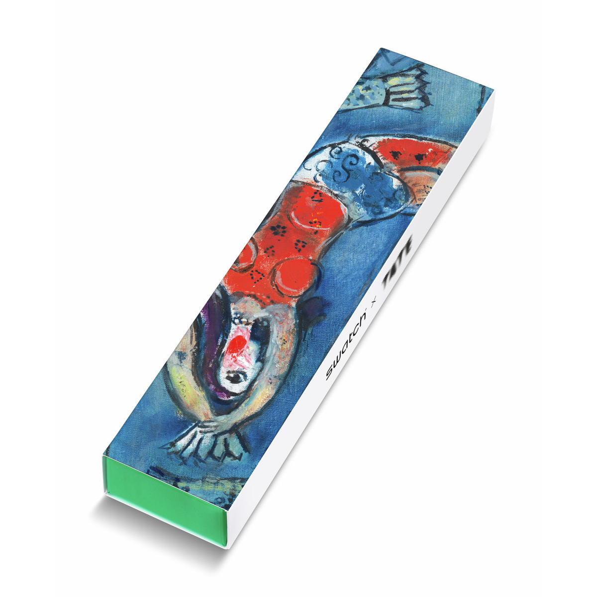Montre SWATCH New gent bioceramic Chagall's blue circus homme bracelet silicone bleu - vue D3