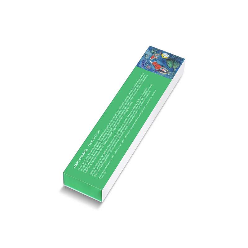 Montre SWATCH New gent bioceramic Chagall's blue circus homme bracelet silicone bleu - vue D5