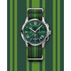 Montre BALMAIN downtown homme bracelet textile vert kaki - vue VD2