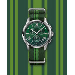 Montre BALMAIN downtown homme bracelet textile vert kaki - vue D2