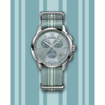 Montre BALMAIN downtown homme bracelet textile bleu ciel - vue D2