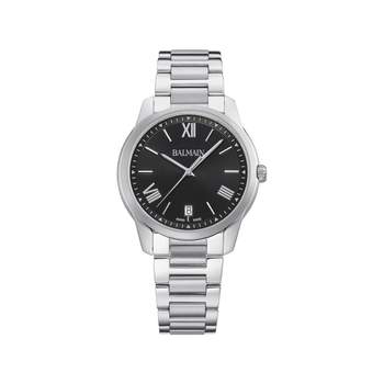 BALMAIN downtown herenhorloge zilver roestvrij stalen armband