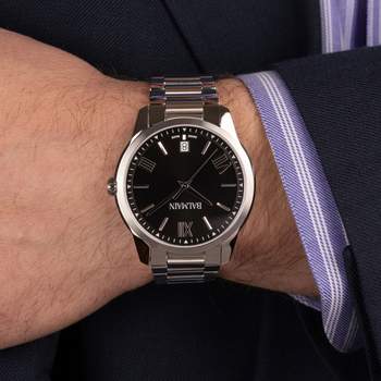 BALMAIN downtown herenhorloge zilver roestvrij stalen armband
