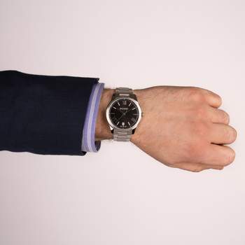 BALMAIN downtown herenhorloge zilver roestvrij stalen armband