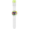 Montre SWATCH homme bracelet silicone transparent - vue VD1