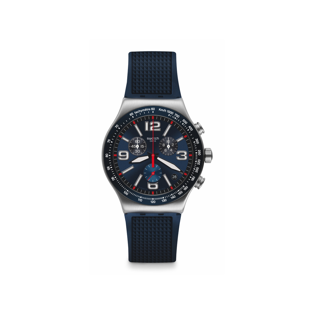 Montre SWATCH homme bracelet caoutchouc bleu