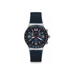 Montre SWATCH homme bracelet caoutchouc bleu - vue 1