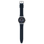 Montre SWATCH homme bracelet caoutchouc bleu - vue D1