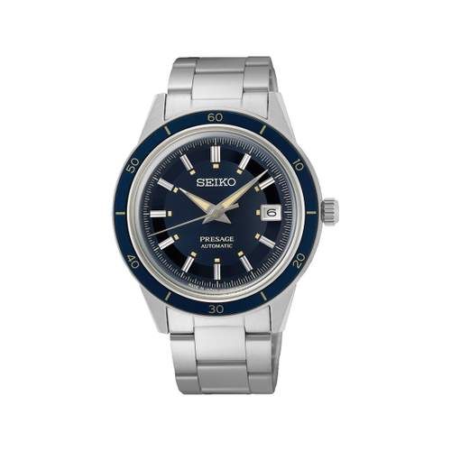 SEIKO PRESAGE men's automatic watch, silver stainless steel bracelet