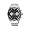 Montre SEIKO sport homme chronographe, bracelet acier inoxydable argent - vue V1