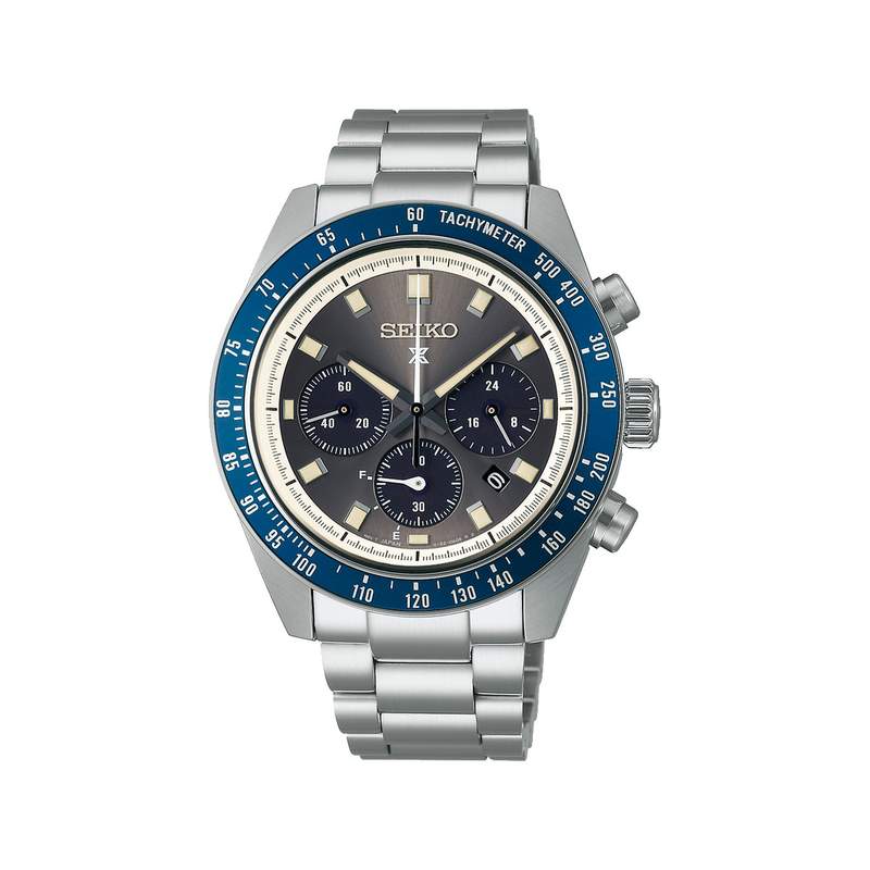 Montre SEIKO PROSPEX prospex homme chronographe, bracelet acier inoxydable argent - vue 1