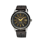 Montre SEIKO PRESAGE presage homme automatique, bracelet cuir animal marron chocolat - vue 1