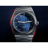 Montre TISSOT PRX UFO Robot Goldorak Edition limitée homme automatique cadran bleu, bracelet acier inoxydable - vue VD1