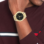 Montre TOMMY HILFIGER jax homme analogique, - vue porté 1