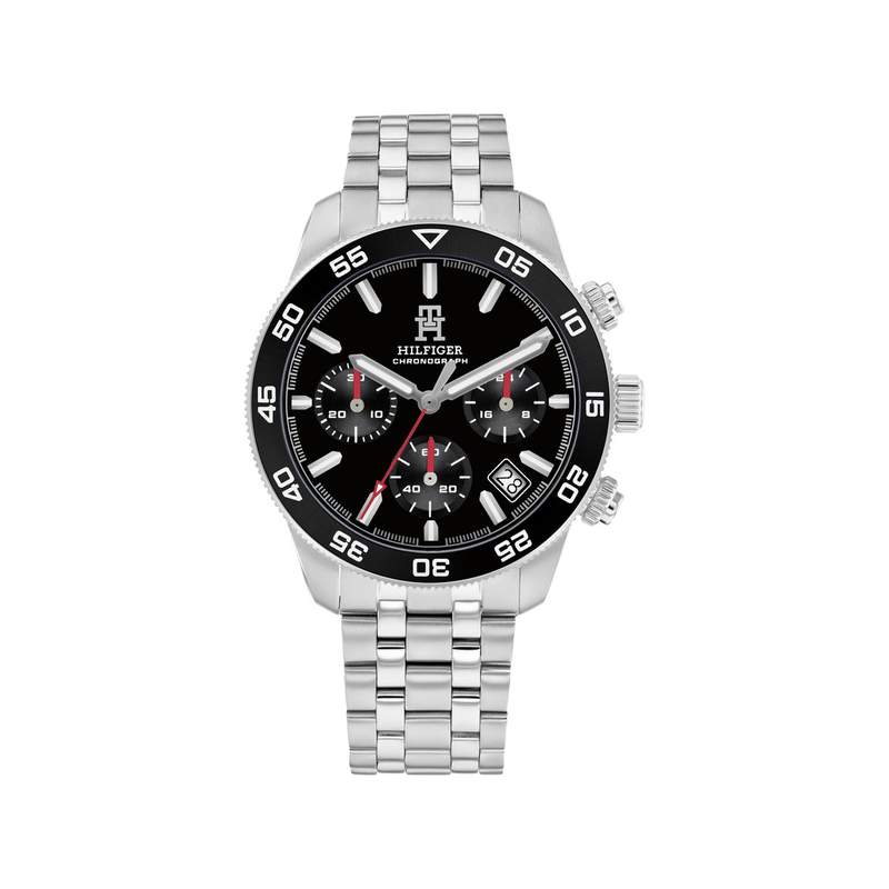 Montre TOMMY HILFIGER th85 chrono homme analogique, - vue 1