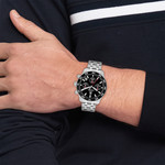 Montre TOMMY HILFIGER th85 chrono homme analogique, - vue porté 1