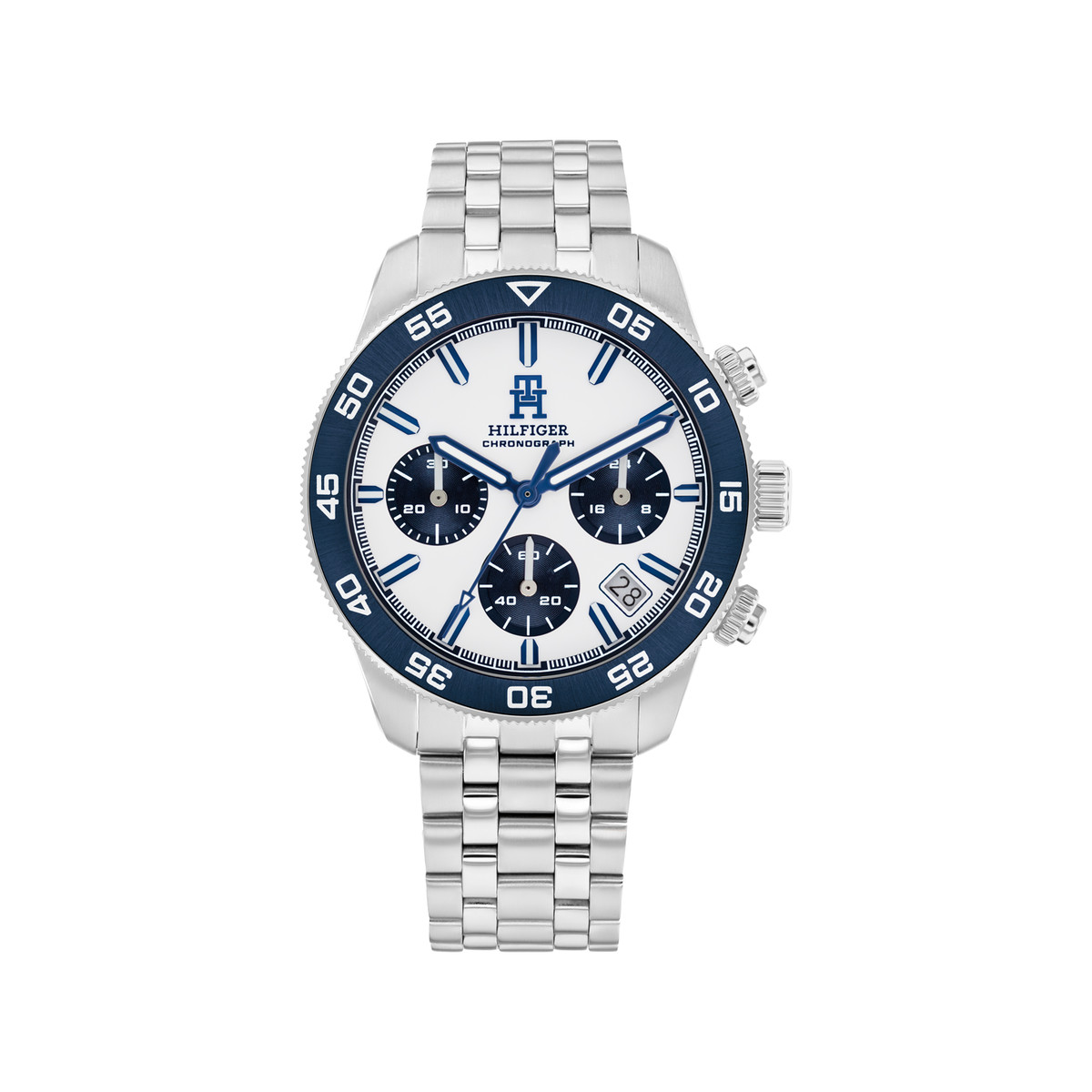 Montre TOMMY HILFIGER th85 chrono homme analogique,