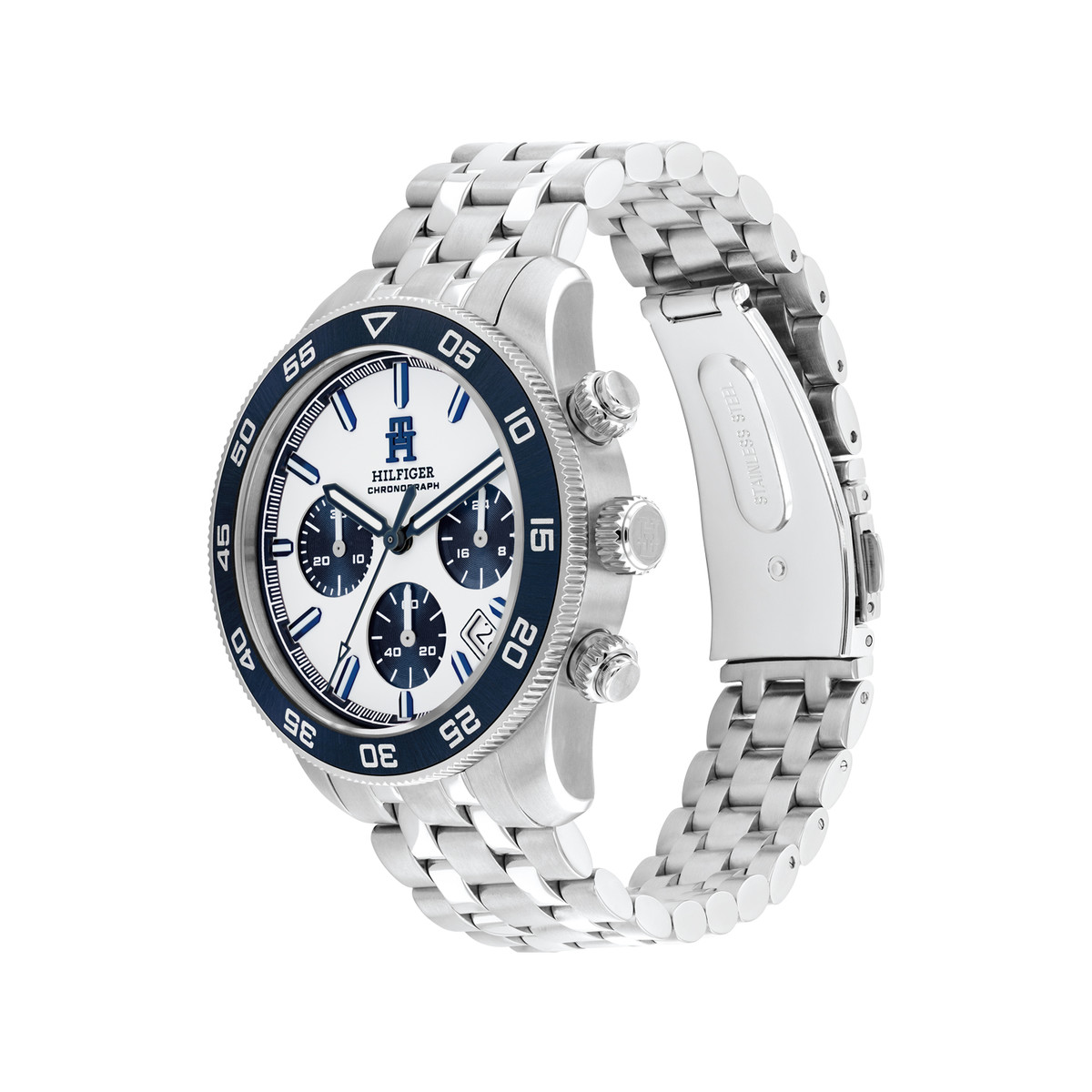 Montre TOMMY HILFIGER th85 chrono homme analogique, - vue 2