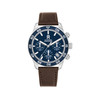 Montre TOMMY HILFIGER th85 chrono homme analogique, bracelet cuir marron - vue V1