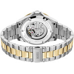 Montre BOSS troper automatic homme automatique, bracelet acier bicolore - vue 3