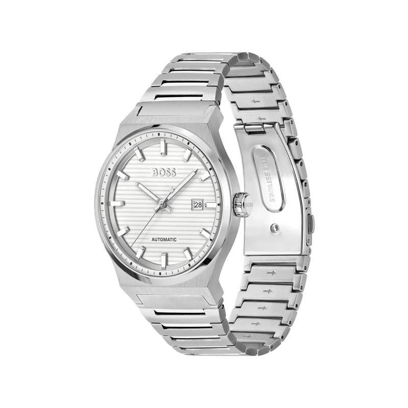 Montre BOSS candor auto homme bracelet acier - vue 2