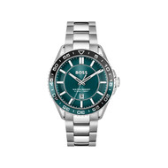 Montre BOSS runner homme bracelet acier argent