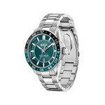 Montre BOSS runner homme bracelet acier - vue 2