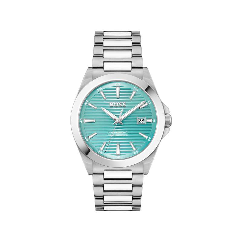 Montre BOSS strike homme bracelet acier - vue 1