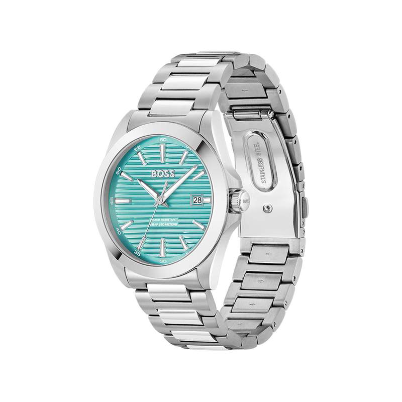 Montre BOSS strike homme bracelet acier - vue 2