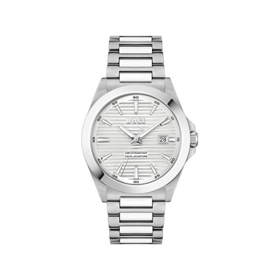 Montre BOSS strike homme bracelet acier - vue 1