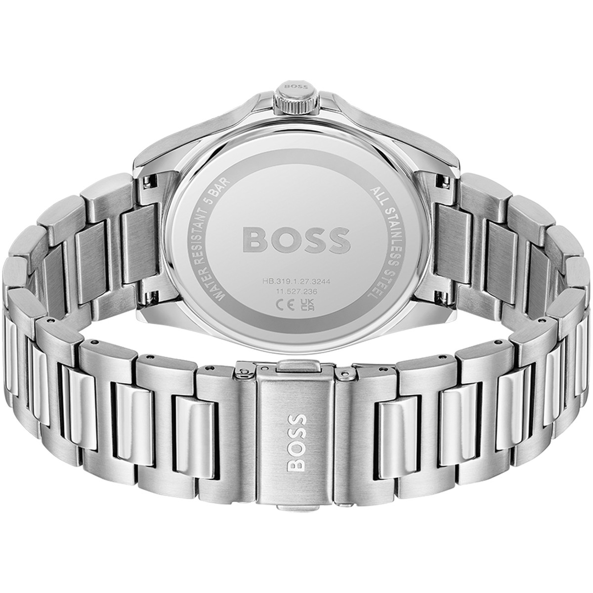 Montre BOSS strike homme bracelet acier argent - vue 3