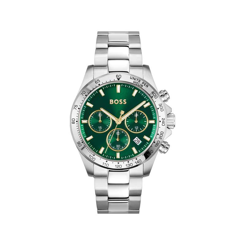 Montre BOSS hero homme bracelet acier - vue 1