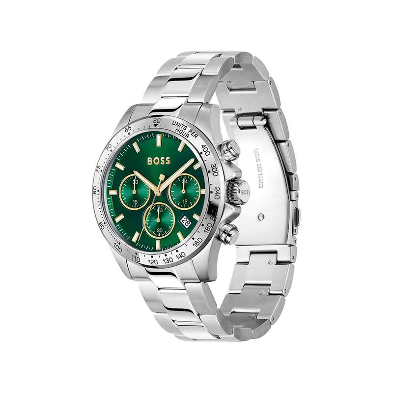 Montre BOSS hero homme bracelet acier - vue 2
