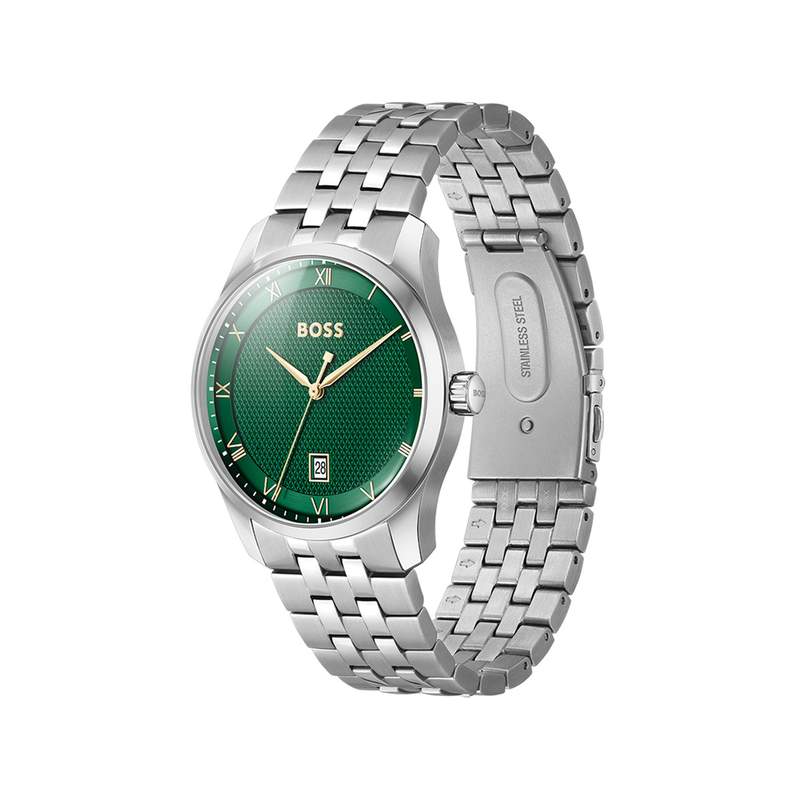 Montre BOSS principle homme bracelet acier - vue 2