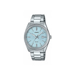 Montre CASIO homme bracelet acier inoxydable argent - vue 1