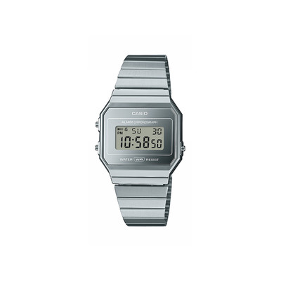 Montre CASIO homme bracelet acier inoxydable argent - vue 1