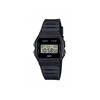 Montre CASIO homme bracelet resine noir mat - vue V1